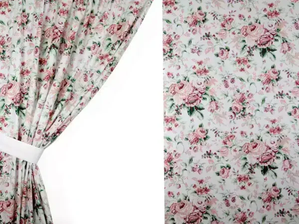 Zasłony do pokoju dziecka Pudrowa Róża
