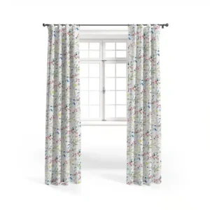 Zasłony do pokoju dziecka kwiatuszki