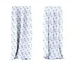 Zasłony do pokoju dziecka miś samolot niebieski