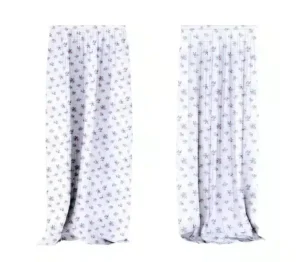 Zasłony do pokoju dziecka miś samolot szary