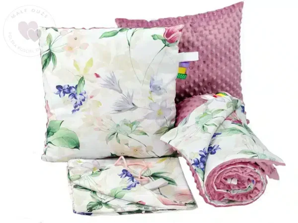 Pościel do przedszkola magnolia 100x135 bawełniana